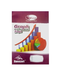 Shreeji, Rwenzori, Graph Book, A4 size, 48 Pages, Single Line, 1 pc