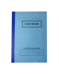 Cash book A4, 122 Pages, Blue