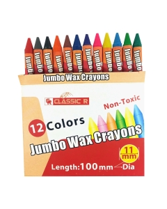 My Jumbo Crayons , Multiple Colors, 1 Pkt (12 Pieces) 