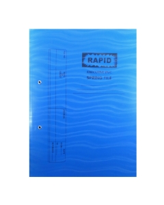 Rapid, Executive PVC, Spring File, A4, Blue