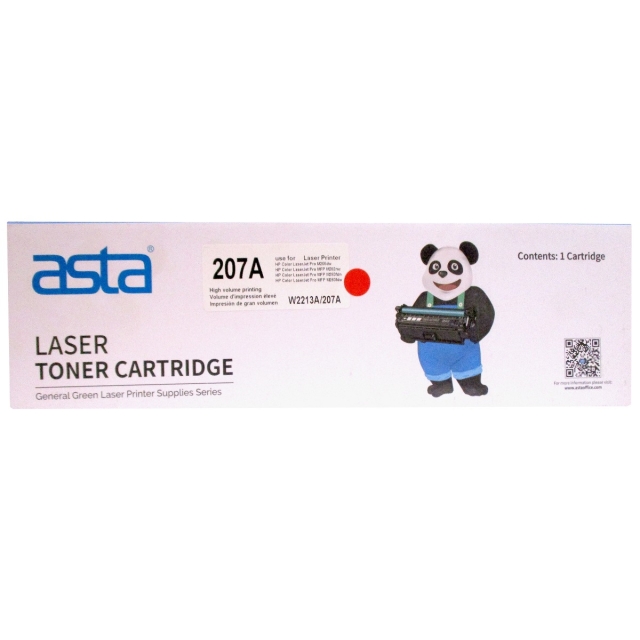 Asta 207A, Laser Toner Cartridge, Red
