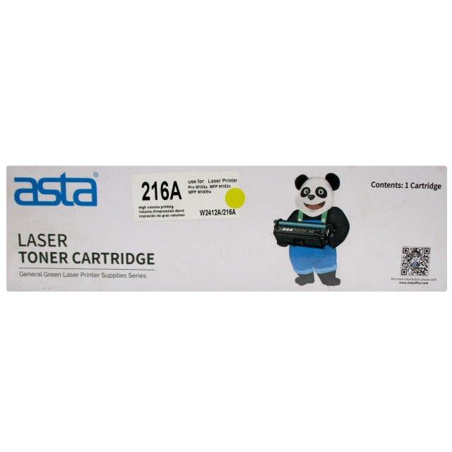 Asta 216A, Laser Toner Cartridge, Yellow