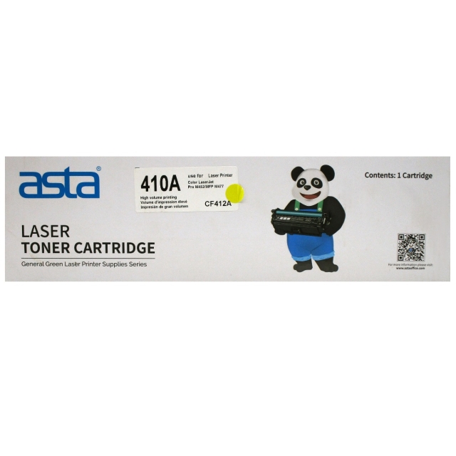 Asta 410A, Laser Toner Cartridge, Yellow