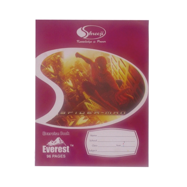 Shreeji, Everest, Exercise Book, A5, 96 Pages