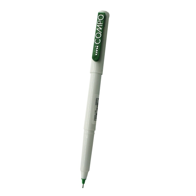 Uniball, Compo Art Pen, Green