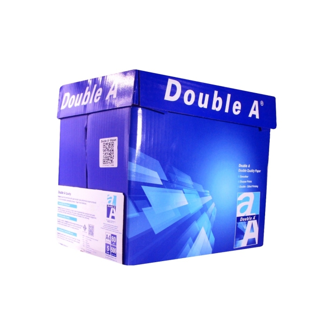 Double A, Copy Paper, A4, 1 Carton (5 Reams) 