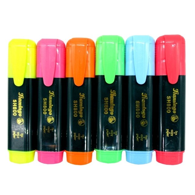 Flamingo Highlighters set