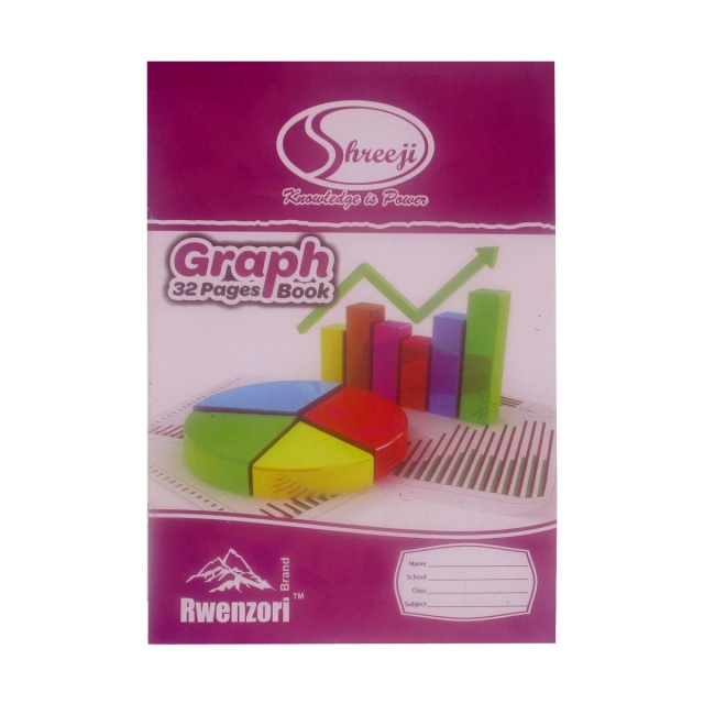 Shreeji, Rwenzori, Graph Book, A4 size, 32 Pages