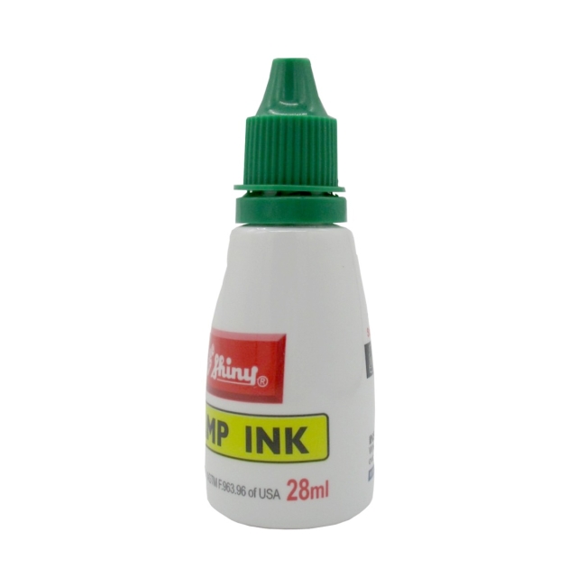 Shiny, Stamp Ink, Water Proof, Green