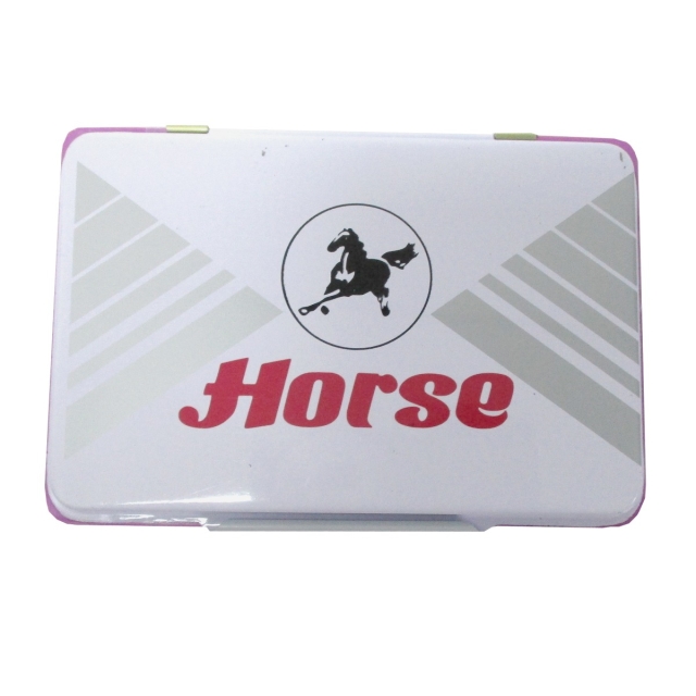 Horse stamp pad purple