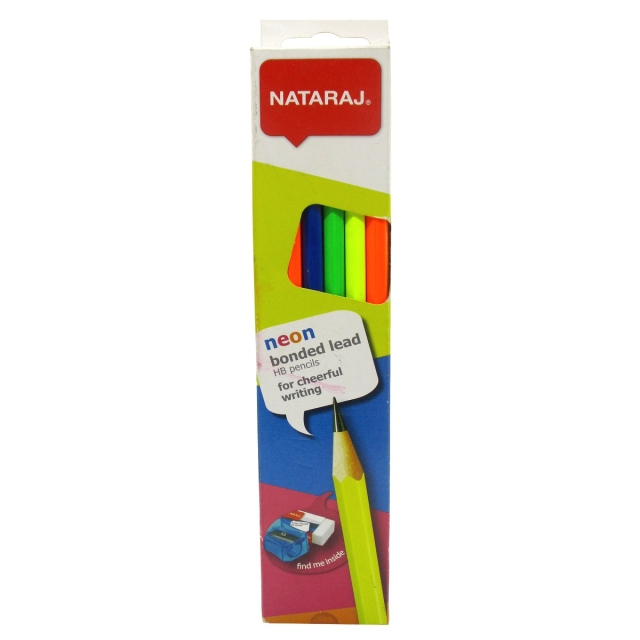 HB Nataraj, Black Pencils, 1 Pkt (12 Pieces) 