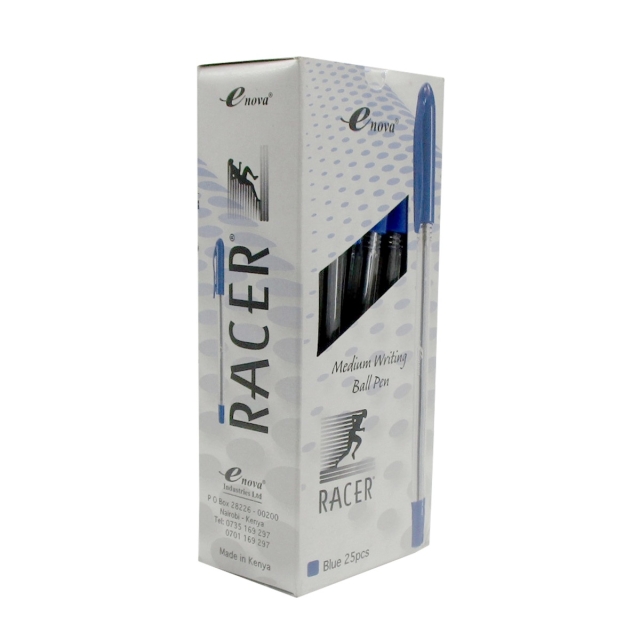 Enova, Racer Medium Writing Ball Pen, 25 Pcs