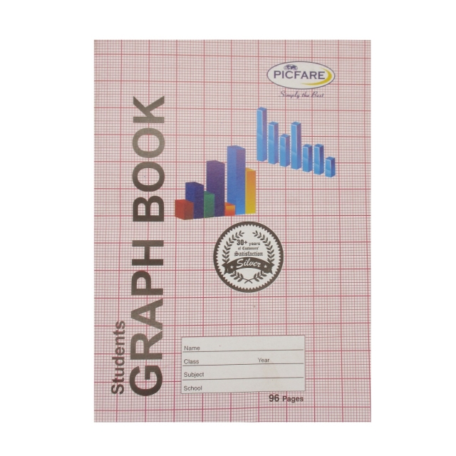 Picfare, Graph Book, A4, 96 Pages, Gray Cover