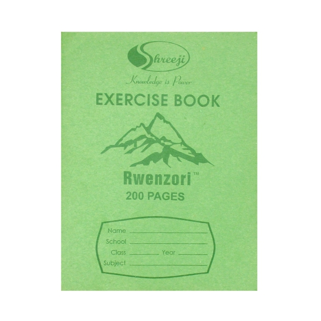 Shreeji, Rwenzori, Exercise Book, A5, 200 Pages