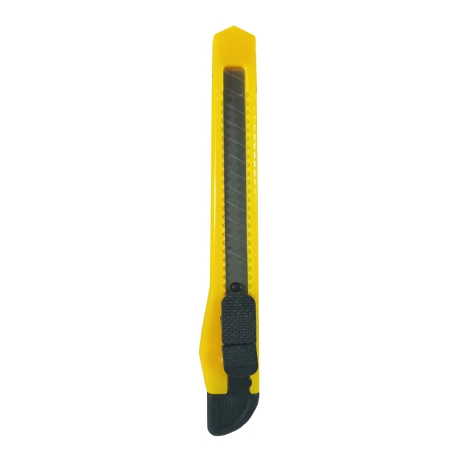 War Ning, Small Cutter Knife, Small, Yellow