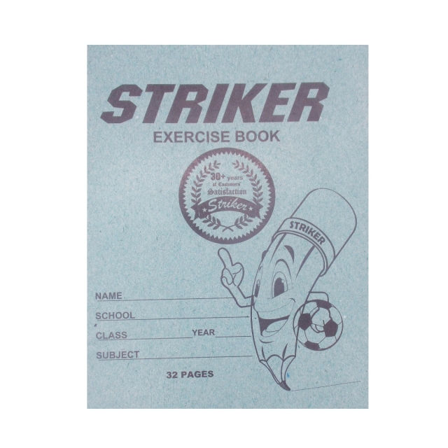 Picfare, Striker Exercise Book, A5, 32 Pages, Single Line